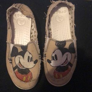 Disney Mickey Mouse crocs